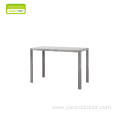 Plastic Wood With Stainless Steel Bar Table